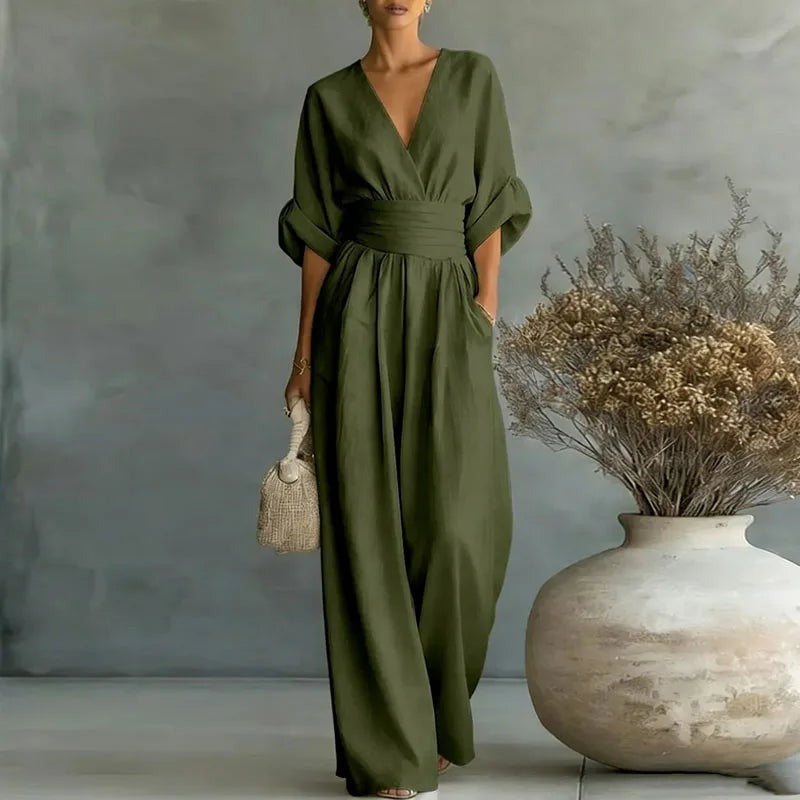 Jumpsuit Armeegrün