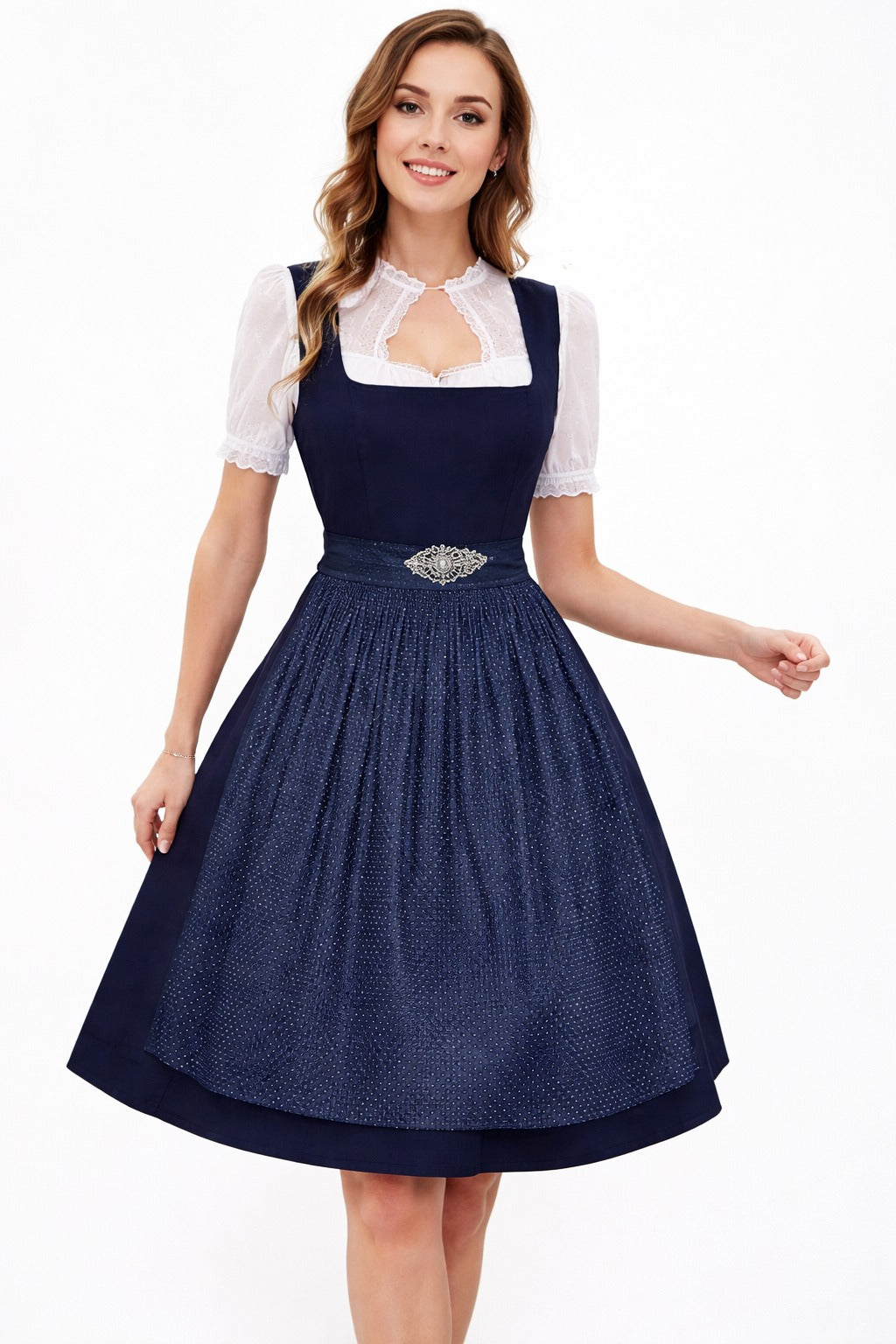 Dirndl Set Blau
