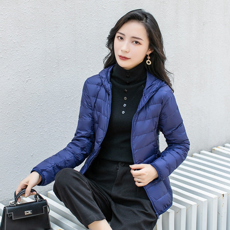 Daunenjacke Marineblau