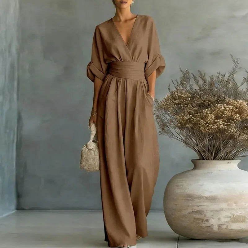 Jumpsuit Dunkelbraun
