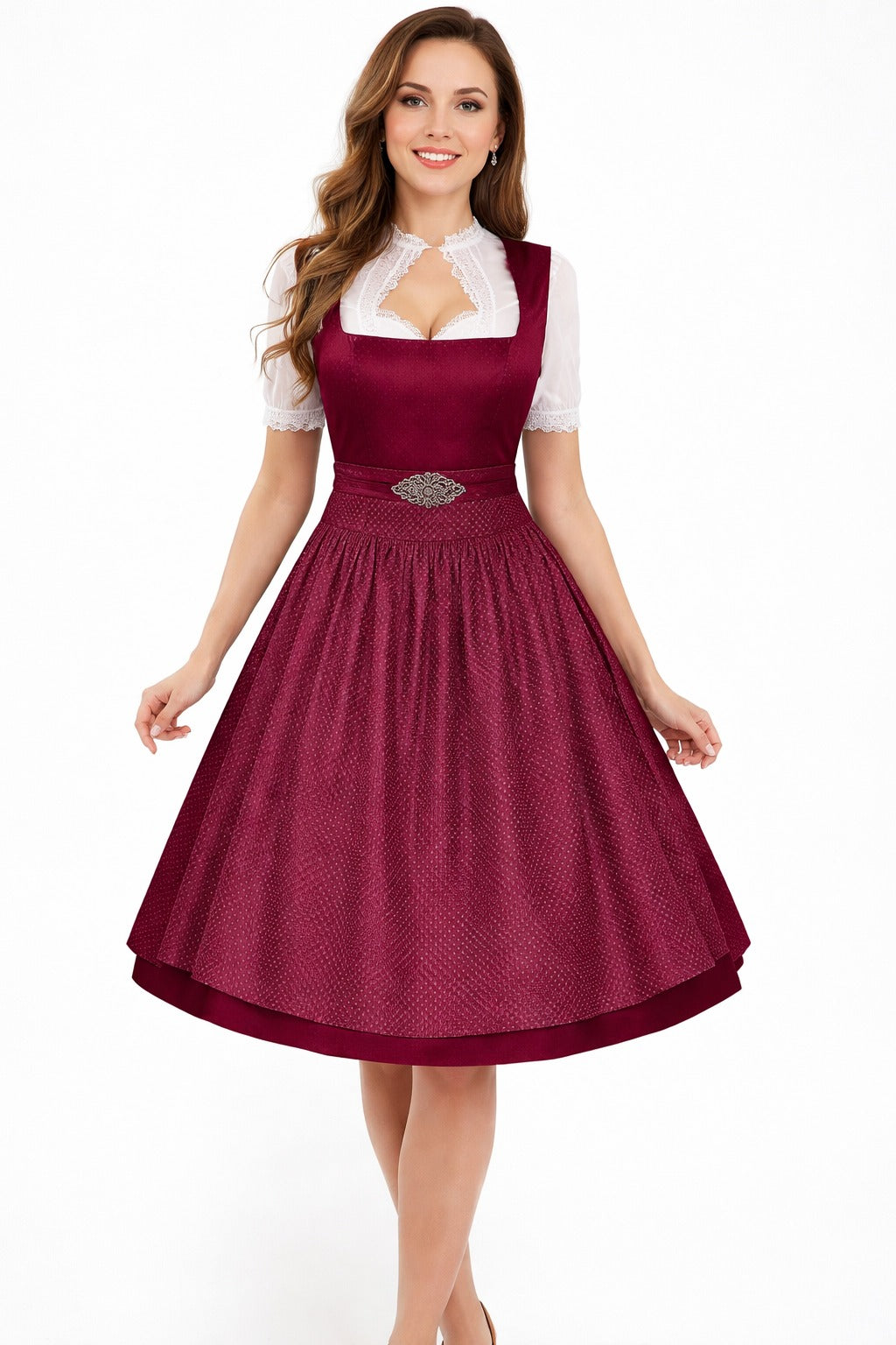 Dirndl Set Rot