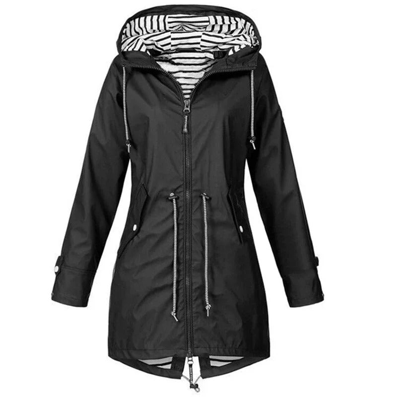 Regenparka Schwarz