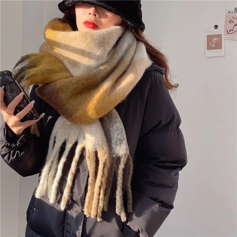 Winterschal Beige