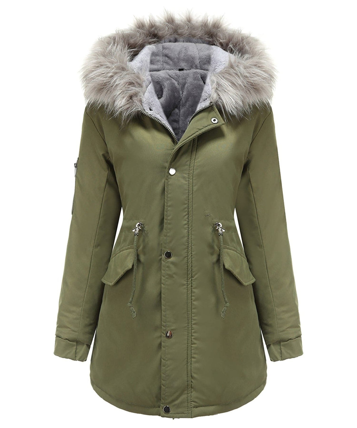 Winterparka Grün