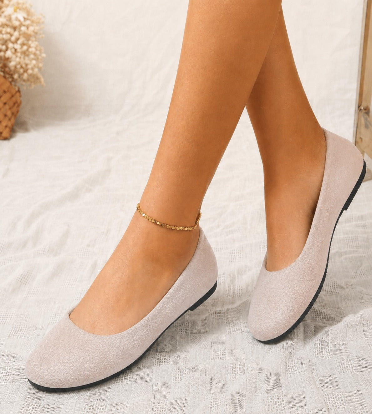 Ballerinas Beige
