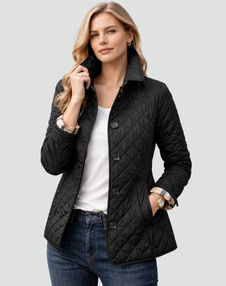 Steppjacke Schwarz