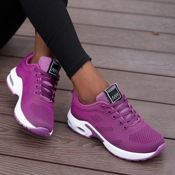 Sneaker Luftpolster Lila
