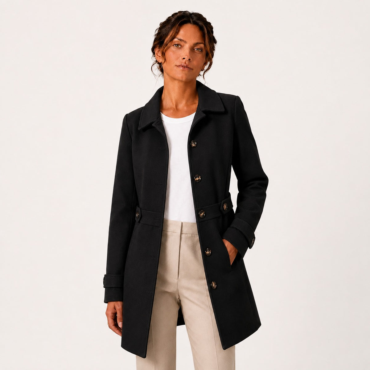 Trenchcoat Schwarz