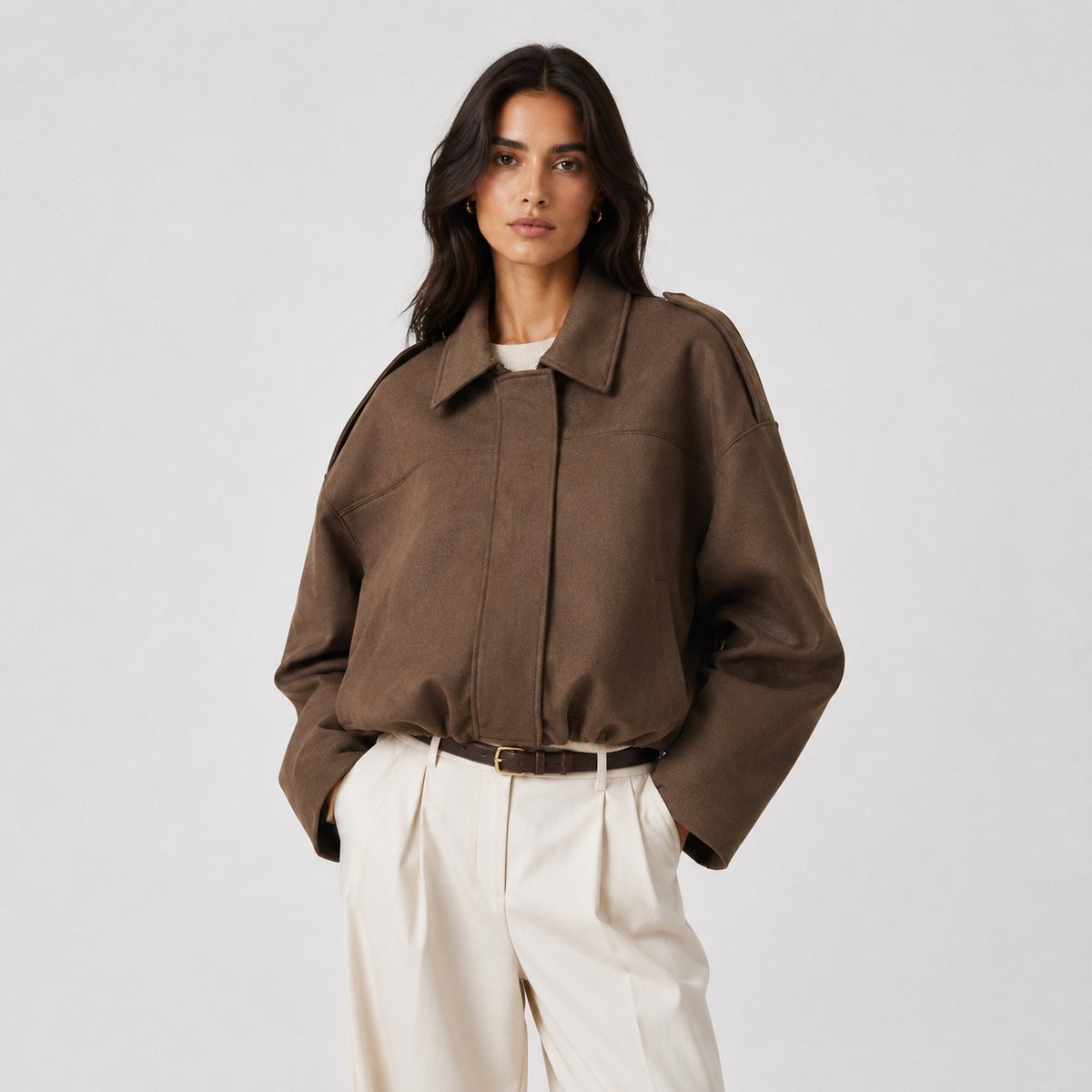 Jacke Braun
