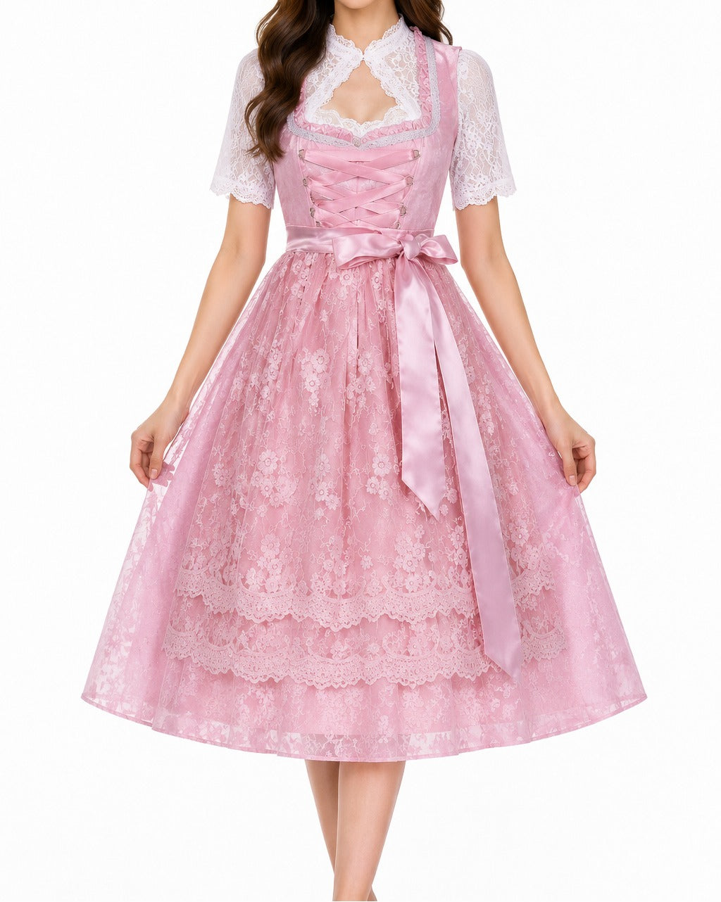 Dirndl Set Rosa