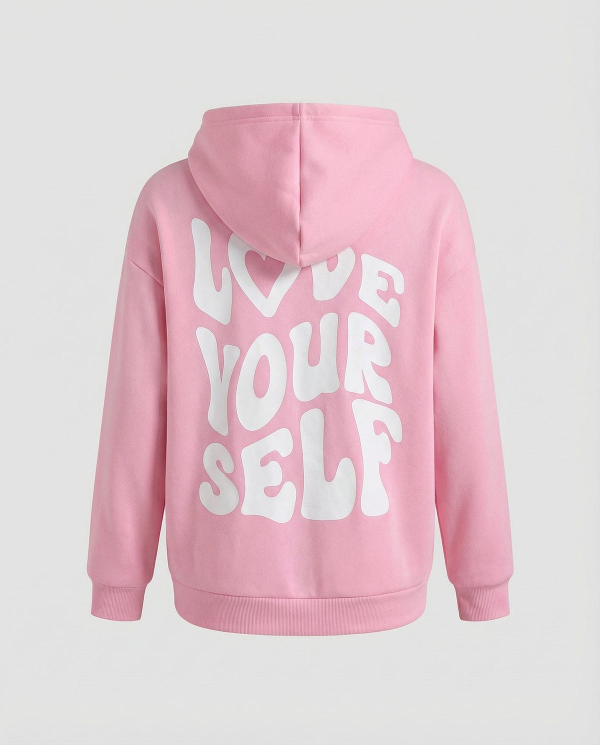 Hoodie Love Yourself Rosa