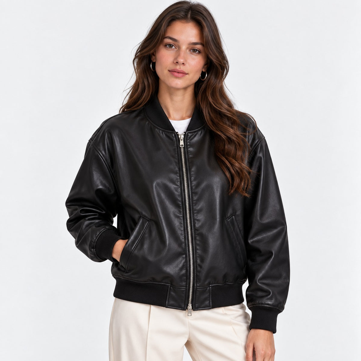 Bomberjacke Schwarz