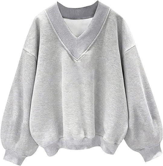 Oversized Sweatshirt Grau