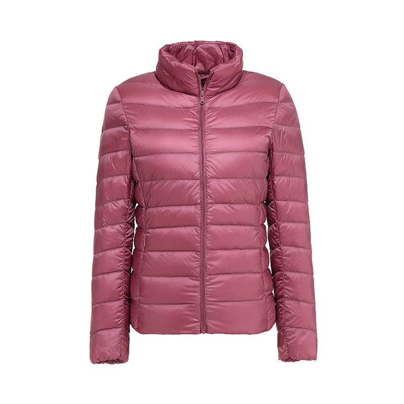 Ultraleichte Daunenjacke Rosa