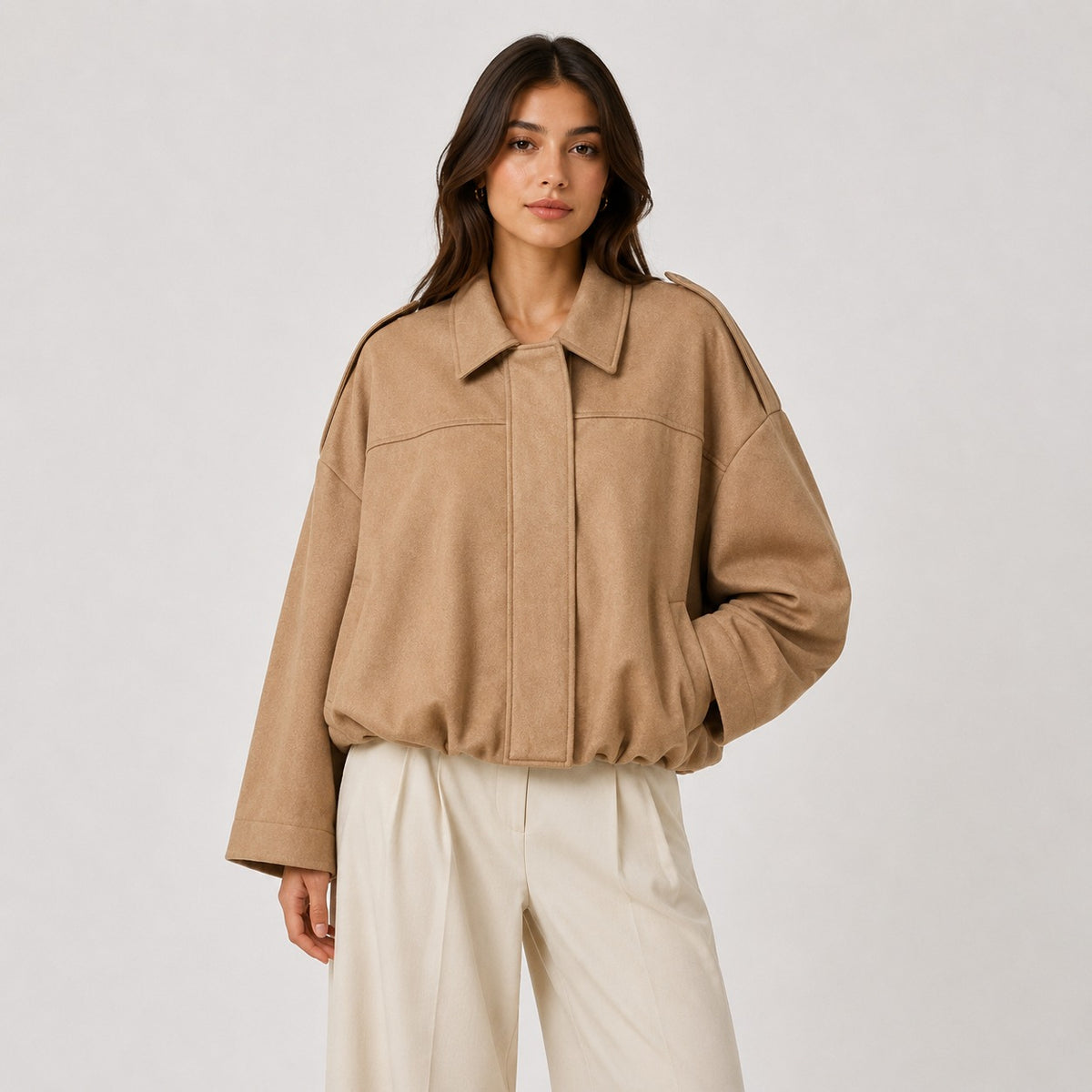 Jacke Beige