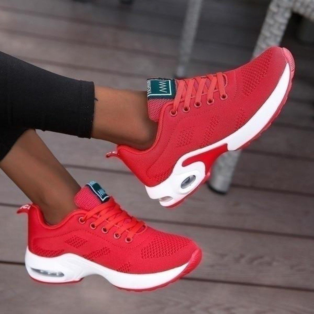 Sneaker Luftpolster Rot