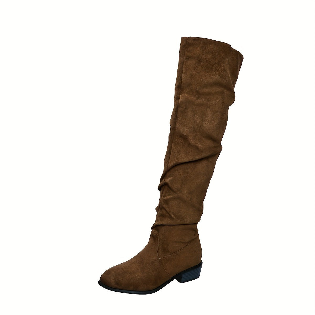 Overknee Stiefel Braun