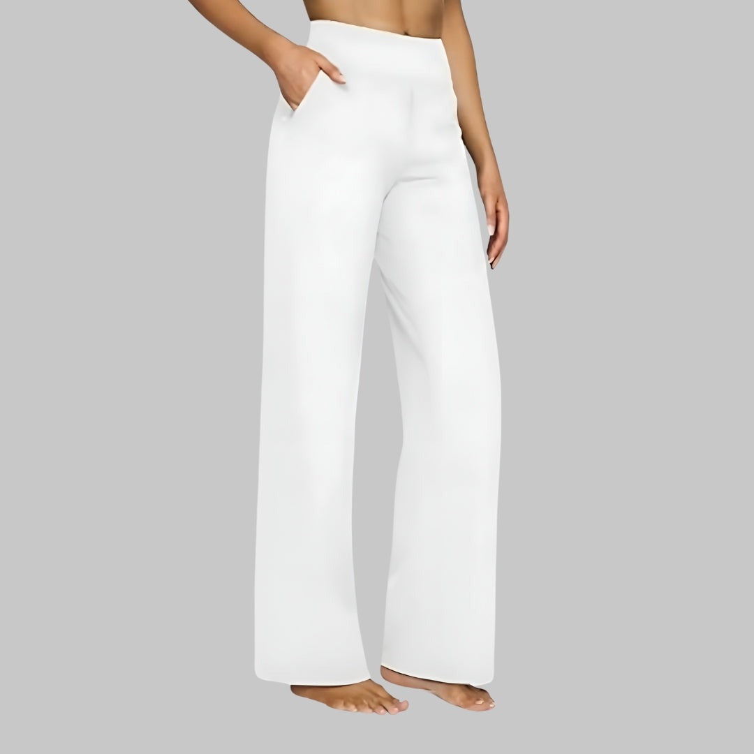 Yogahose Weiß