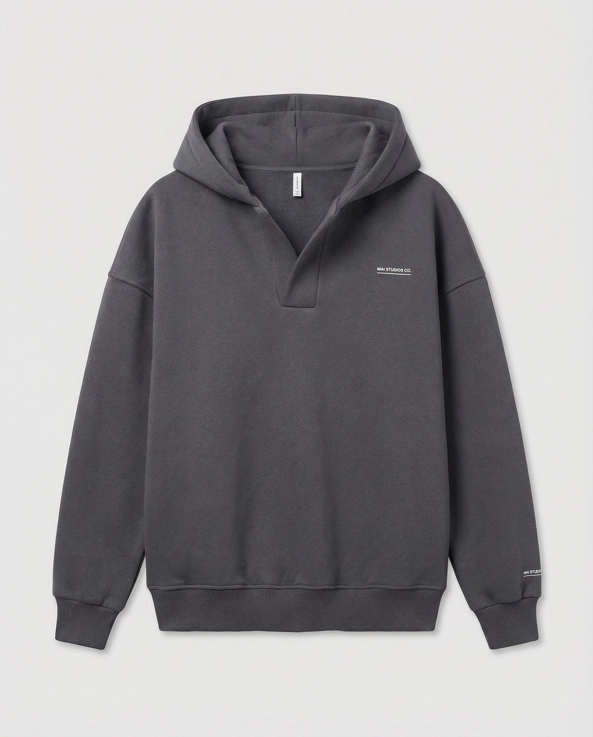 Oversize Kapuzenpullover Grau