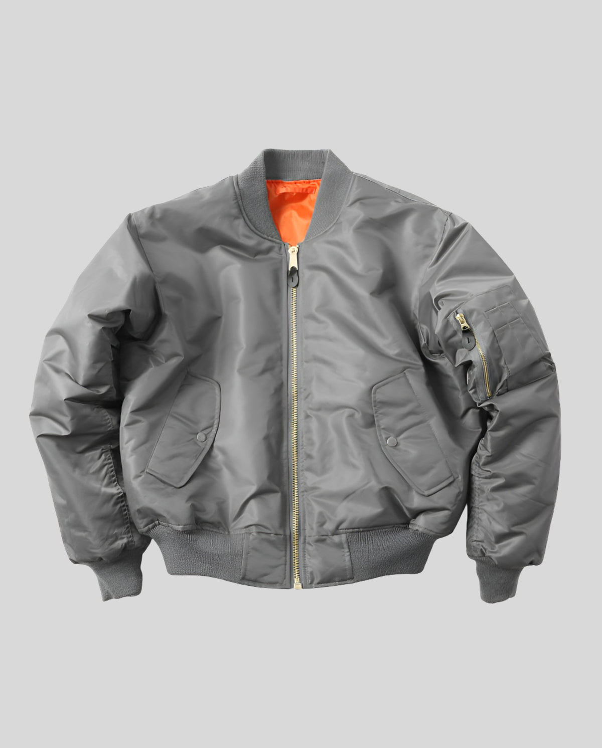 Bomberjacke Grau
