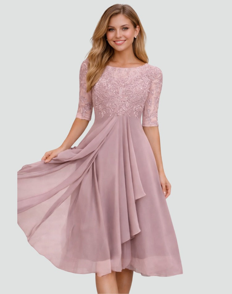 Midikleid Rosa