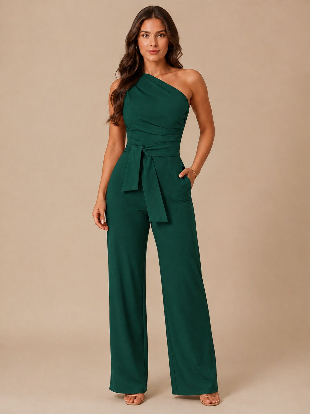 Jumpsuit Smaragdgrün