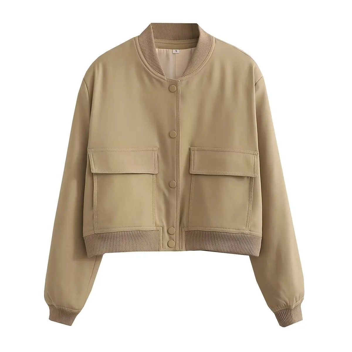 Bomberjacke Beige