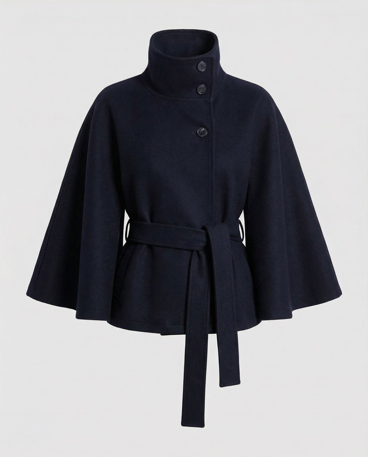 Cape Jacke Damen Marineblau