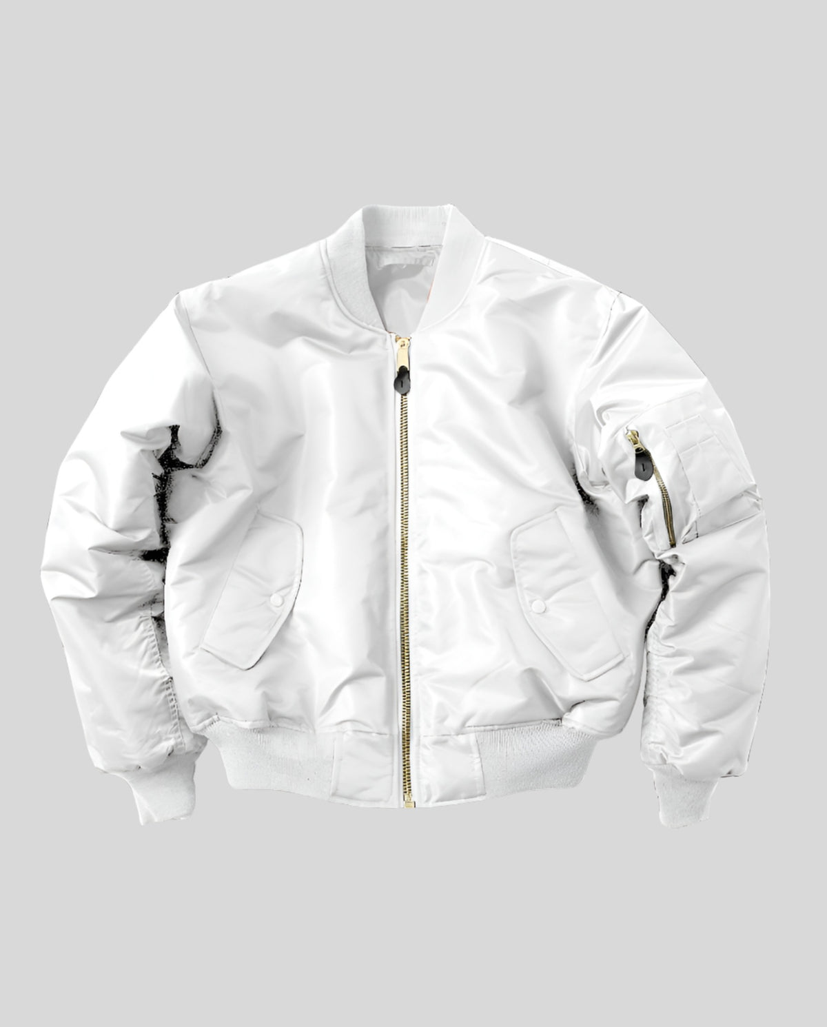 Bomberjacke Weiß