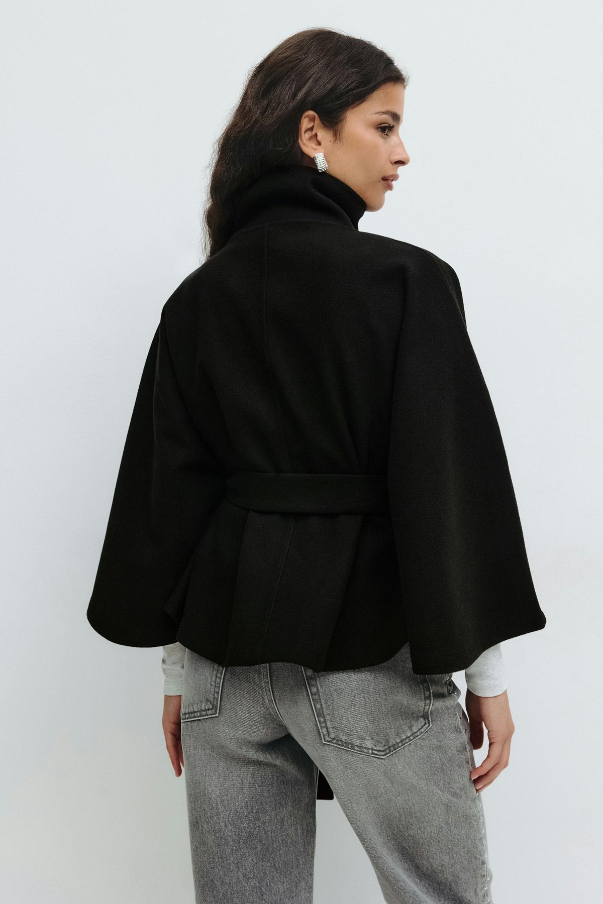 Cape-Mantel Schwarz