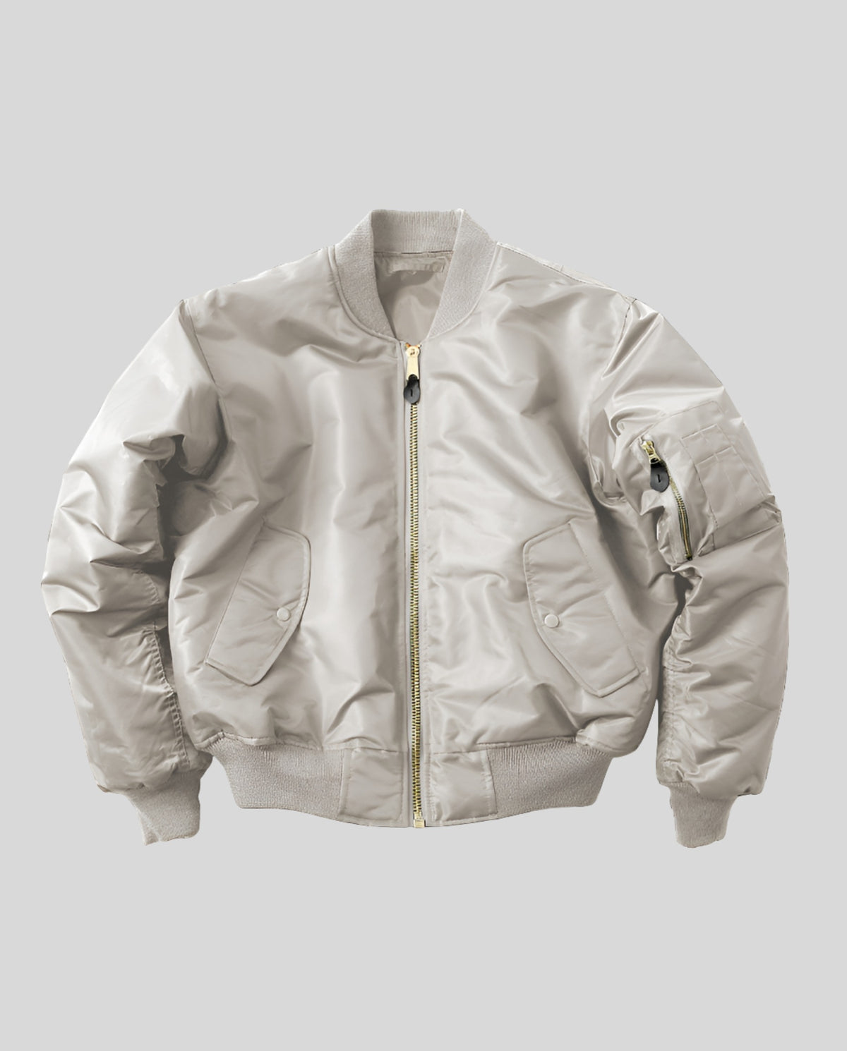 Bomberjacke Hellgrau