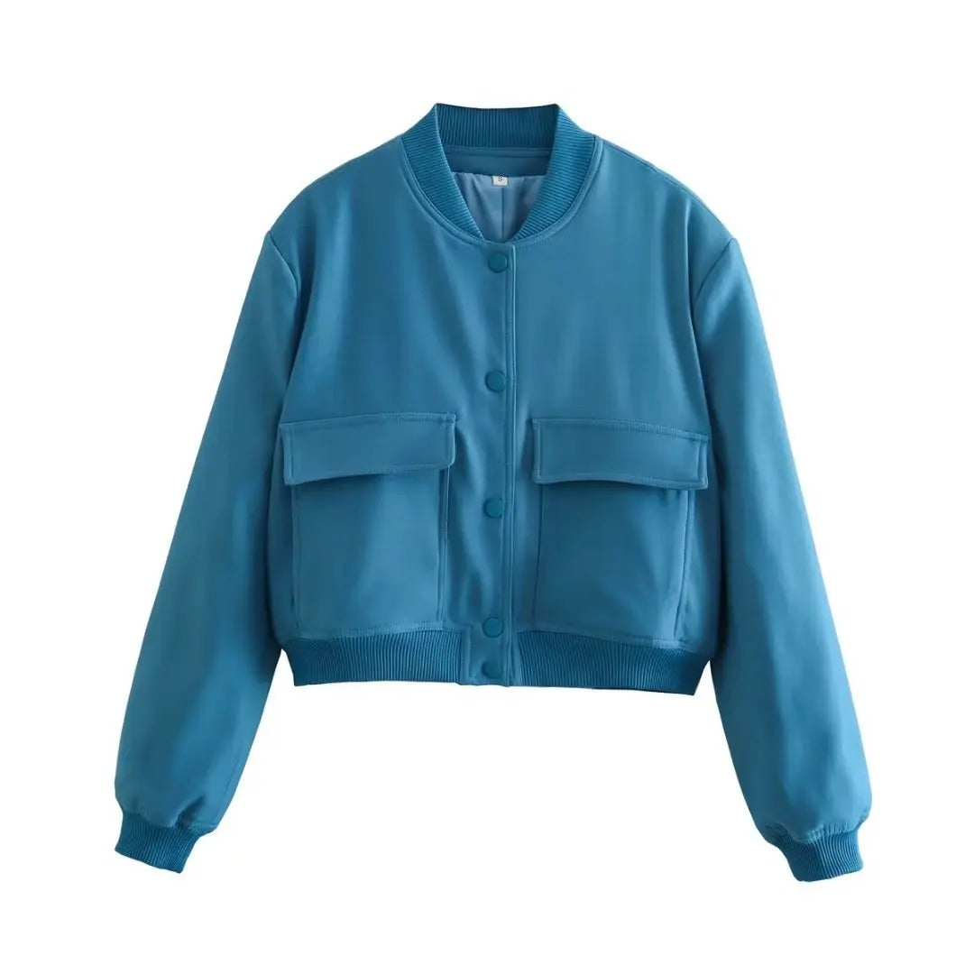 Bomberjacke Petrol